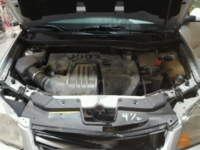 1G1AD5F50A7234259 - 2010 CHEVROLET COBALT 1LT SILVER photo 7