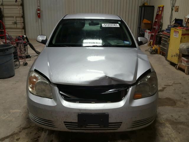 1G1AD5F50A7234259 - 2010 CHEVROLET COBALT 1LT SILVER photo 9