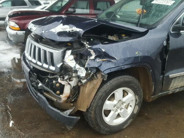 1J4RR4GG6BC553013 - 2011 JEEP GRAND CHER BLUE photo 9