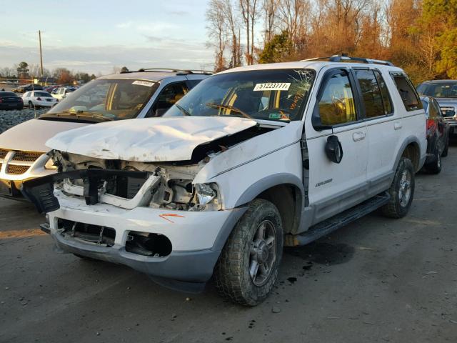 1FMZU73E52UA29707 - 2002 FORD EXPLORER X WHITE photo 2