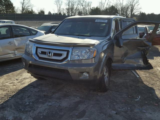 5FNYF38629B011060 - 2009 HONDA PILOT EXL CHARCOAL photo 2