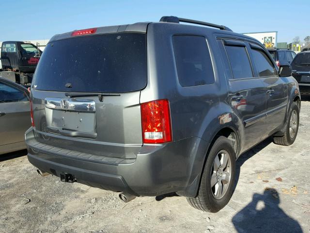 5FNYF38629B011060 - 2009 HONDA PILOT EXL CHARCOAL photo 4