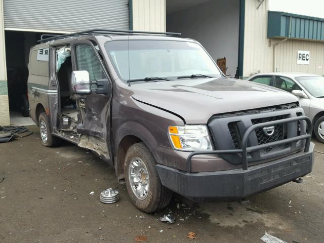 5BZAF0AA9FN850764 - 2015 NISSAN NV 3500 BROWN photo 1