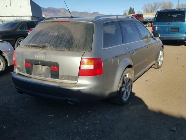 WAUXU64B53N087416 - 2003 AUDI S6 AVANT Q GRAY photo 4