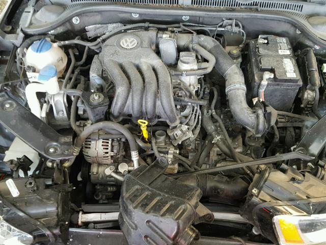 3VW2K7AJ2EM433047 - 2014 VOLKSWAGEN JETTA BASE BLACK photo 7