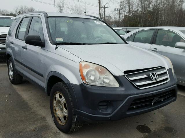 JHLRD78526C036772 - 2006 HONDA CR-V LX SILVER photo 1