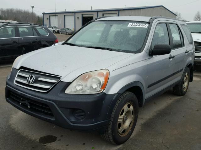 JHLRD78526C036772 - 2006 HONDA CR-V LX SILVER photo 2