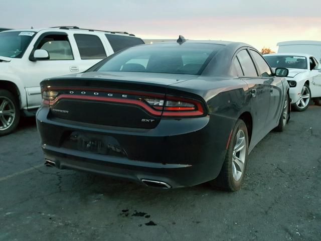 2C3CDXHG6GH317805 - 2016 DODGE CHARGER SX BLACK photo 4