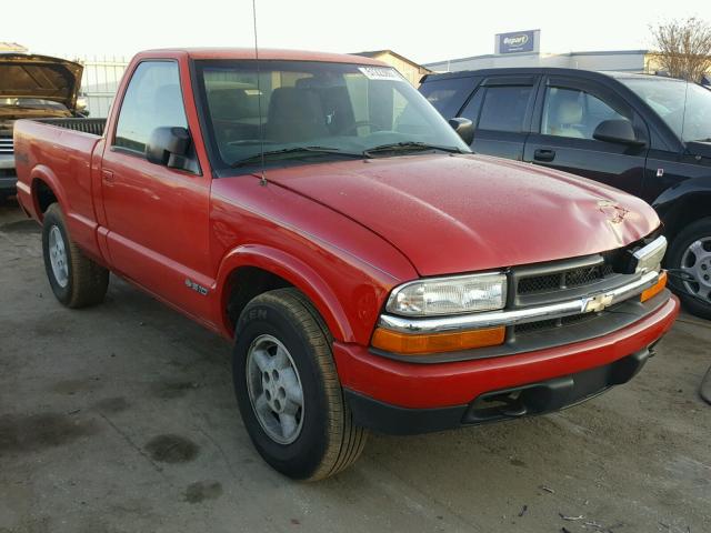 1GCDT14X0XK158942 - 1999 CHEVROLET S TRUCK S1 RED photo 1