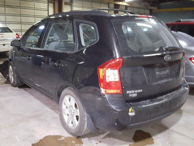 KNAFG525187208884 - 2008 KIA RONDO BASE BLACK photo 3