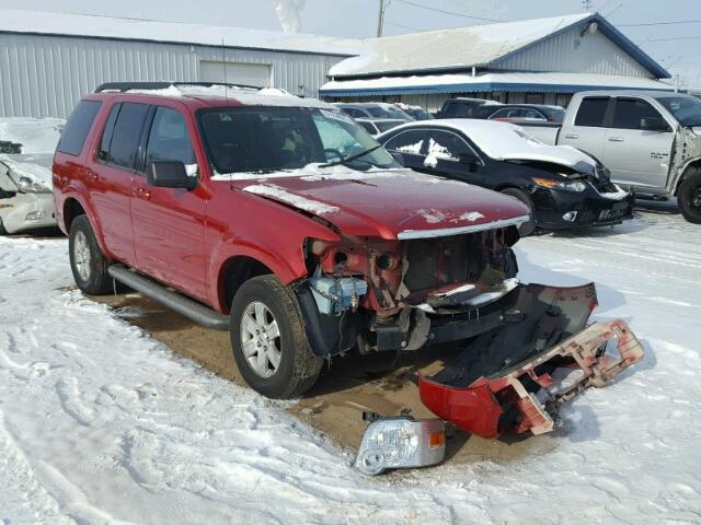 1FMEU7DE7AUA37206 - 2010 FORD EXPLORER X MAROON photo 1