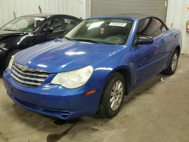 1C3LC45K88N668282 - 2008 CHRYSLER SEBRING BLUE photo 2