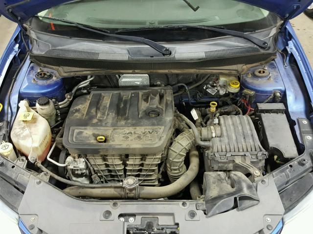 1C3LC45K88N668282 - 2008 CHRYSLER SEBRING BLUE photo 7