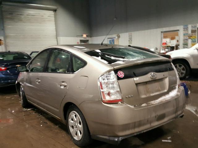 JTDKB20U773266433 - 2007 TOYOTA PRIUS GOLD photo 3