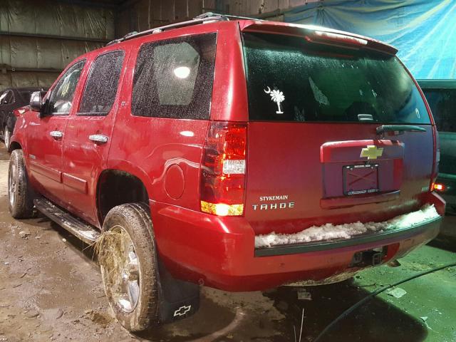 1GNSKBE08CR269300 - 2012 CHEVROLET TAHOE K150 RED photo 3