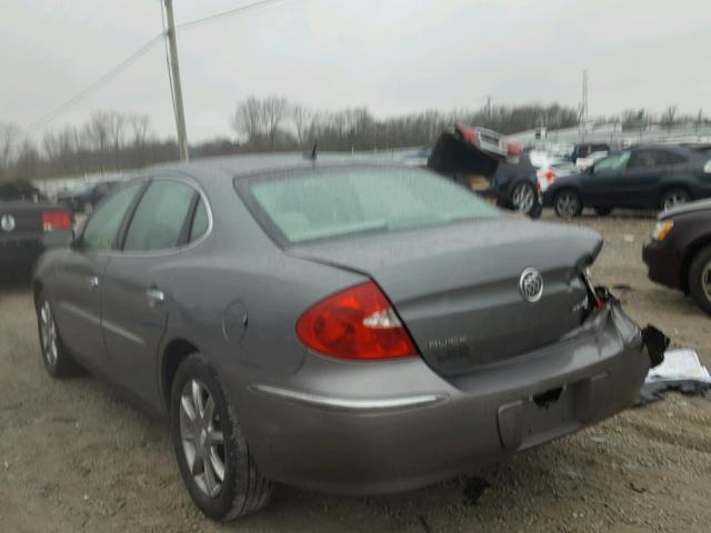 2G4WC582981204053 - 2008 BUICK LACROSSE C GRAY photo 3