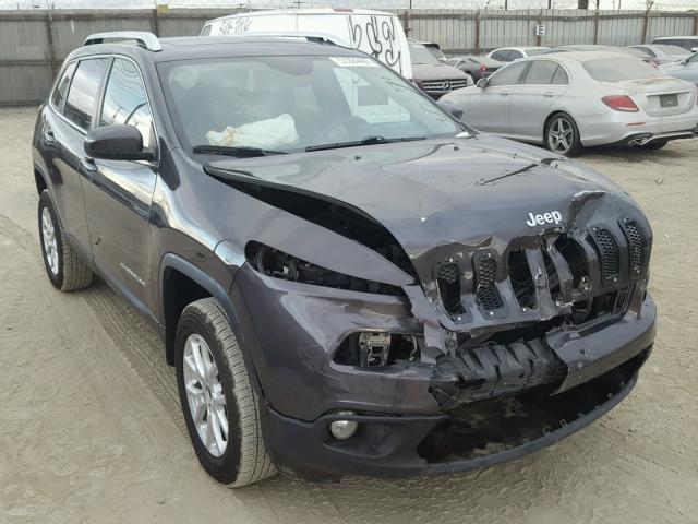 1C4PJMCS4EW243864 - 2014 JEEP CHEROKEE L GRAY photo 1