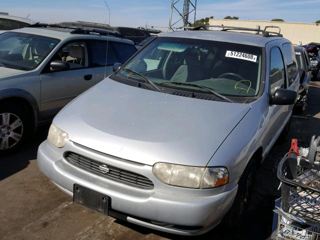 4N2XN11T8YD823632 - 2000 NISSAN QUEST SE SILVER photo 2