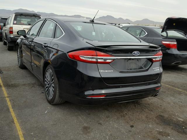 3FA6P0RU9HR216751 - 2017 FORD FUSION TIT BLACK photo 3