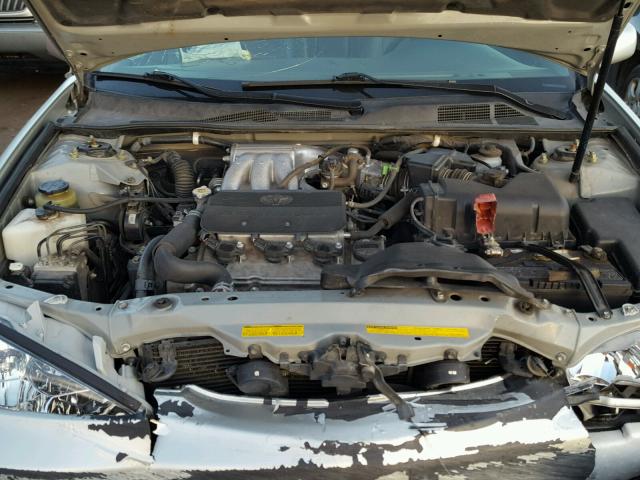 4T1BF30K62U515697 - 2002 TOYOTA CAMRY LE SILVER photo 7