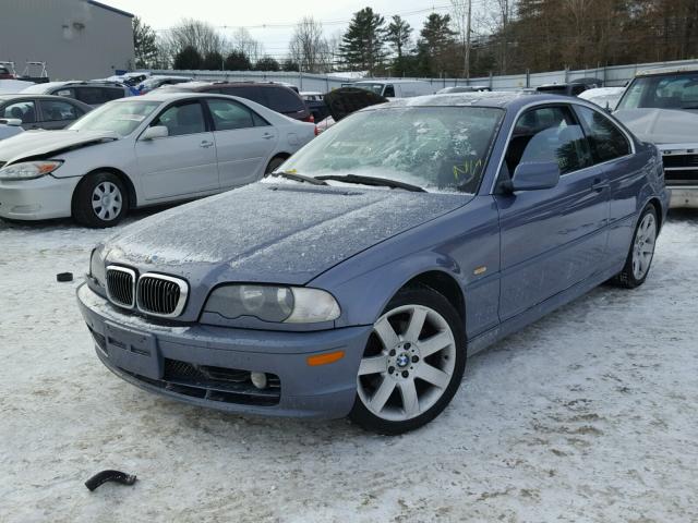 WBABN33432PG54396 - 2002 BMW 325 CI BLUE photo 2