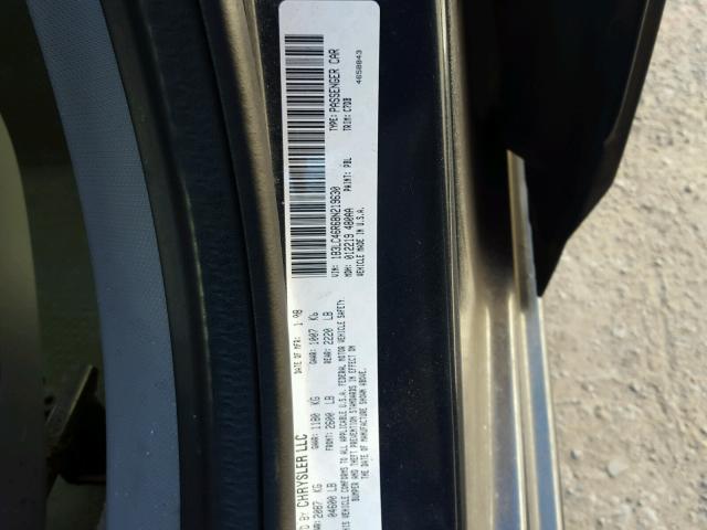 1B3LC46R68N219630 - 2008 DODGE AVENGER SE BLACK photo 10