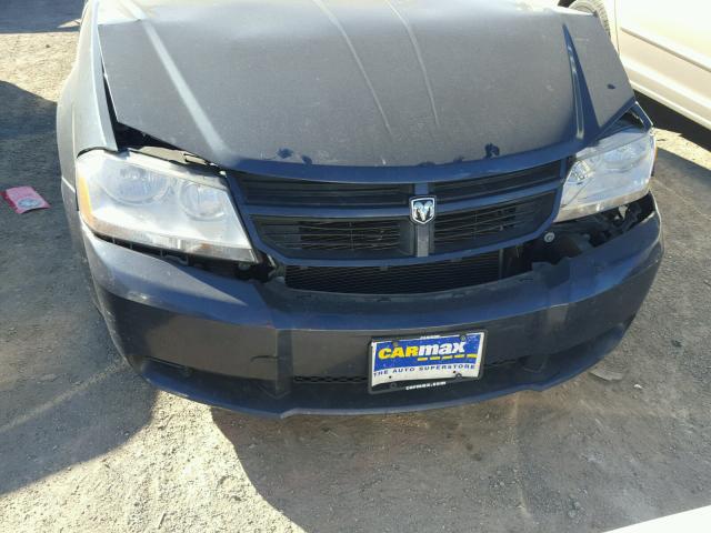 1B3LC46R68N219630 - 2008 DODGE AVENGER SE BLACK photo 7