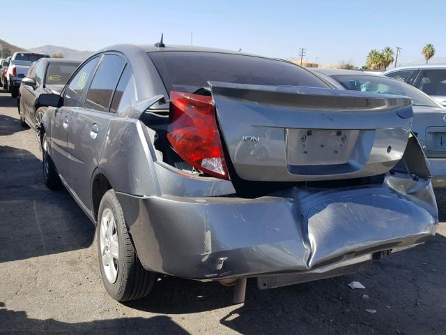 1G8AJ55F16Z188120 - 2006 SATURN ION LEVEL GRAY photo 3