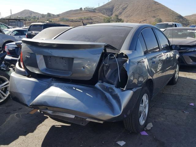 1G8AJ55F16Z188120 - 2006 SATURN ION LEVEL GRAY photo 4