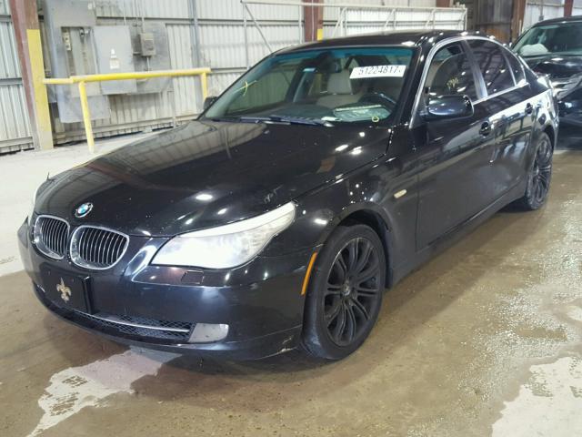 WBANU53518CT07764 - 2008 BMW 528 I BLACK photo 2