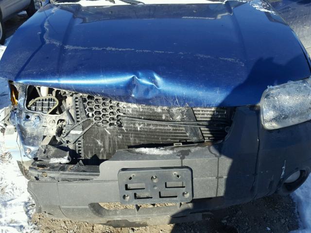 1FMYU03187KA12161 - 2007 FORD ESCAPE XLT BLUE photo 7