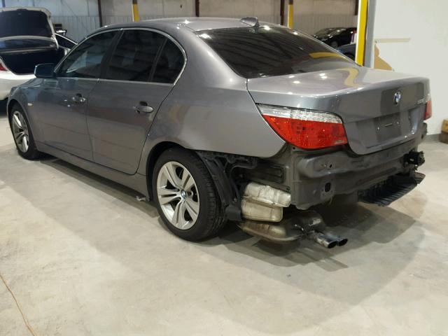 WBANU53579C120658 - 2009 BMW 528 I GRAY photo 3