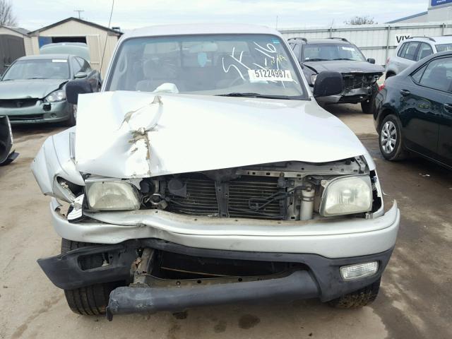 5TEGN92N62Z083563 - 2002 TOYOTA TACOMA DOU SILVER photo 7