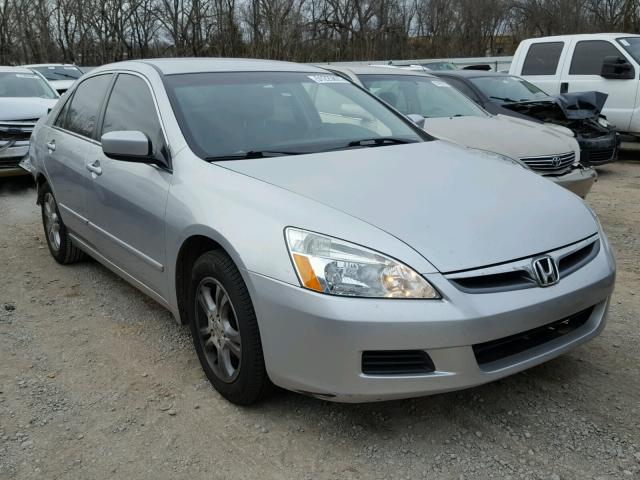 1HGCM56367A120066 - 2007 HONDA ACCORD SE SILVER photo 1