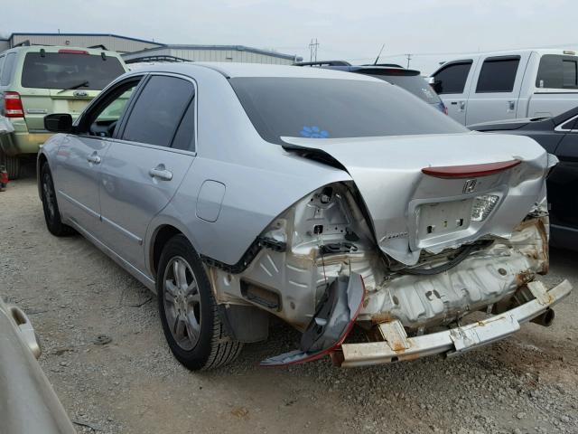 1HGCM56367A120066 - 2007 HONDA ACCORD SE SILVER photo 3