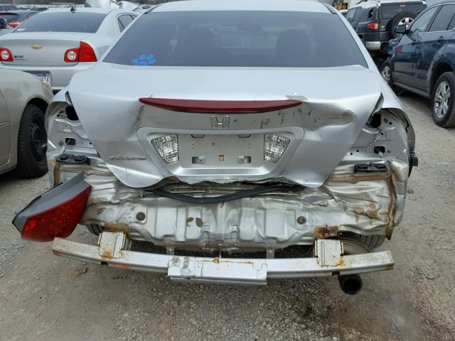 1HGCM56367A120066 - 2007 HONDA ACCORD SE SILVER photo 9