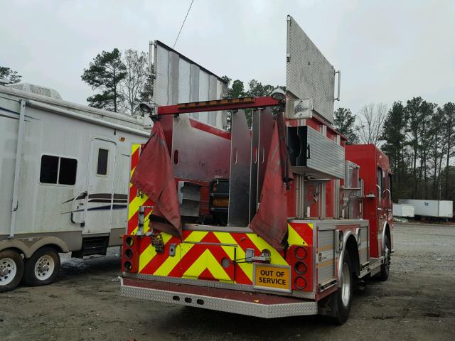 4S7AT2C96BC073911 - 2011 SPARTAN MOTORS FIRETRUCK RED photo 4