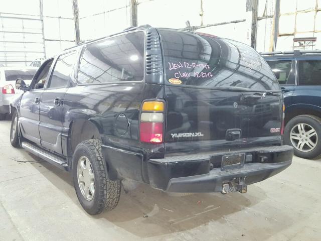 1GKFK66U64J295076 - 2004 GMC YUKON XL D BLACK photo 3