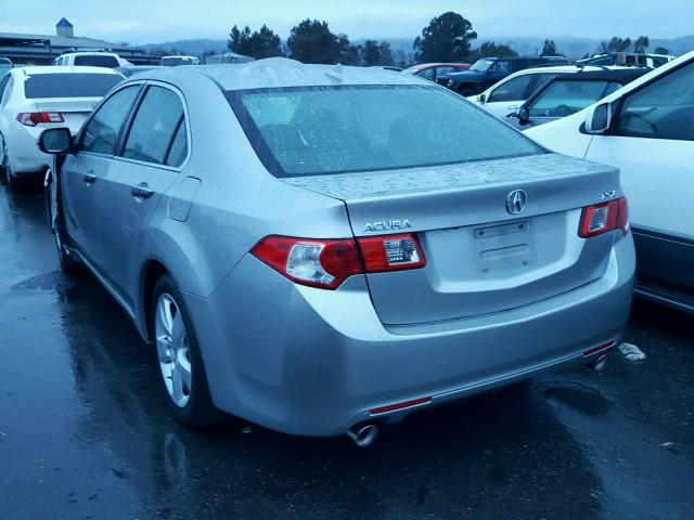 JH4CU2F66AC028795 - 2010 ACURA TSX SILVER photo 3