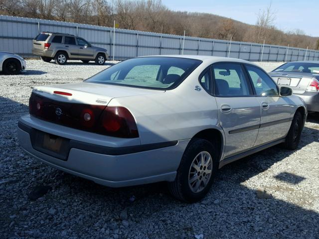 2G1WF52EX49132394 - 2004 CHEVROLET IMPALA 白色 照片 4