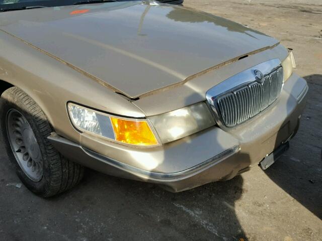 2MEFM75W5YX703366 - 2000 MERCURY GRAND MARQ TAN photo 9