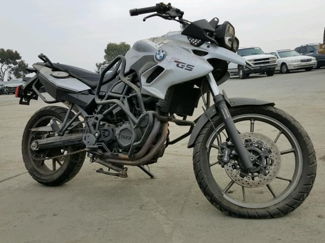 WB10B1104DZF84578 - 2013 BMW F700 GS SILVER photo 1