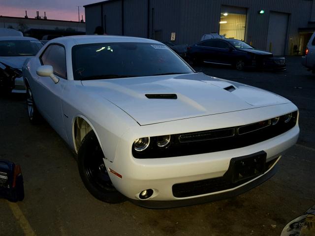 2C3CDZBT5HH619380 - 2017 DODGE CHALLENGER WHITE photo 1