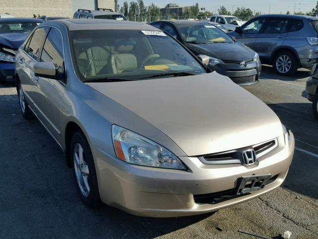 1HGCM56815A032678 - 2005 HONDA ACCORD EX GOLD photo 1