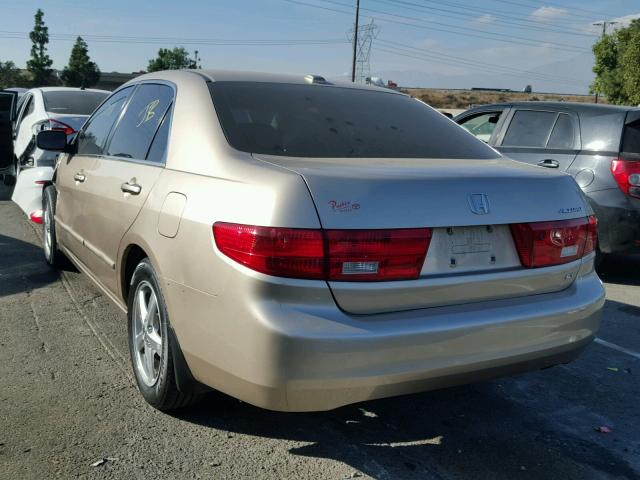 1HGCM56815A032678 - 2005 HONDA ACCORD EX GOLD photo 3