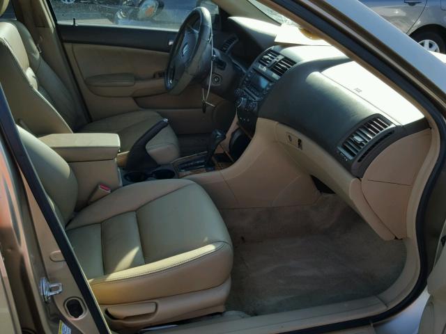 1HGCM56815A032678 - 2005 HONDA ACCORD EX GOLD photo 5