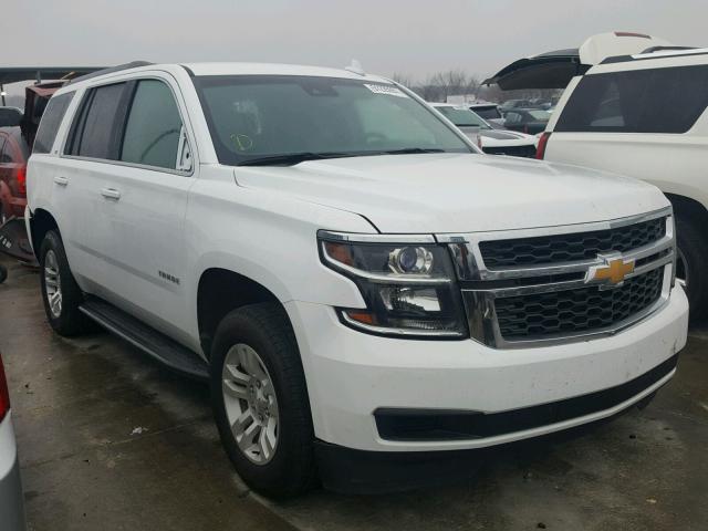 1GNSKBKC1HR181050 - 2017 CHEVROLET TAHOE K150 WHITE photo 1