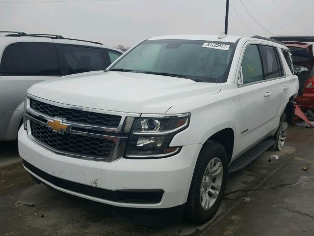 1GNSKBKC1HR181050 - 2017 CHEVROLET TAHOE K150 WHITE photo 2