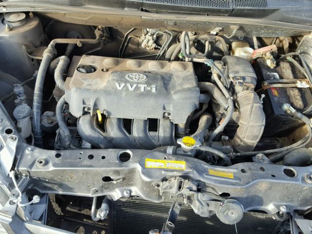 JTDAT123350356717 - 2005 TOYOTA ECHO GRAY photo 7