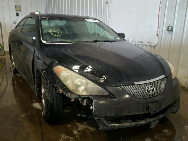 4T1CA38P14U019616 - 2004 TOYOTA CAMRY SOLA BLACK photo 1